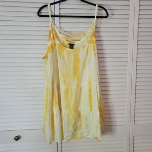 Yellow tie Dye tank